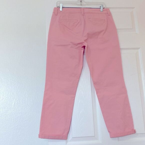 NWOT Chino Crop High Waist Straight Legs Pants - Picture 3 of 5